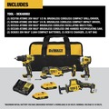 Combo Kits | Factory Reconditioned Dewalt DCK489D2R ATOMIC 20V MAX Brushless Lithium-Ion Cordless 4-Tool Combo Kit (2 Ah) image number 1
