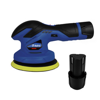 POLISHERS | Astro Pneumatic 3026 12V Variable Speed Cordless Palm Polisher (2 Ah)
