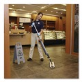 Mops | Rubbermaid Commercial HYGEN 1863884 Pulse 17 in. x 52 in. Microfiber Spray Mop System - Black image number 4