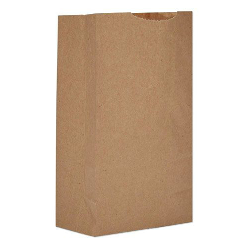 General 30903 Grocery Paper Bags, 52 lbs Capacity, #3, 4.75-inw x 2.94-ind x 8.04-inh, Kraft, 500 Bags image number 0