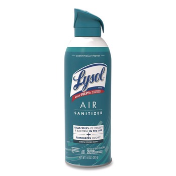 LYSOL Brand Air Sanitizer Spray, Simple Fresh, 10oz Aerosol Spray