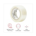 Office Jansan | Universal UNV63500 3 in. Core 1.88 in. x 110 yds. General-Purpose Box Sealing Tape - Clear (6/Pack) image number 4