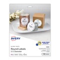 Office Jansan | Avery 22830 2.5 in. Diameter Print-to-the Edge Labels with SureFeed - Round Glossy White (90/Pack) image number 0