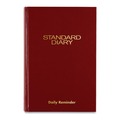 Office Jansan | AT-A-GLANCE SD389-13 2025 Edition 201 Sheets 8.25 in. x 5.75 in. Medium/College Rule Standard Diary Daily Reminder Book - Red Cover image number 0