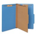 | Universal UNV10211 Bright Colored Pressboard Classification Folders - Legal, Cobalt Blue (10/Box) image number 1