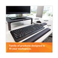Office Jansan | 3M MS85B 16 in. x 12 in. x 1.75 in. to 5.5 in. 20-lb. Capacity Adjustable Monitor Stand - Black/Silver image number 7