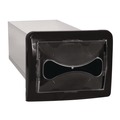 Paper Towels and Napkins | Cascades PRO DN200 6.25 in. x 18 in. x 6.5 in. Tandem In-Counter Interfold Napkins Dispenser - Black image number 2