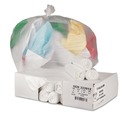 Trash Bags | Boardwalk Z6639LN GR1 33 Gallon 9 mic 33 in. x 39 in. High-Density Can Liners - Natural (25 Bags/Roll, 20 Rolls/Carton) image number 8