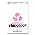 Notebooks & Pads | Roaring Spring 12254 6 in. x 9 in. Pink 80-Sheets EnviroShades Gregg Rule Steno Pad - White Cover (24/Carton) image number 1
