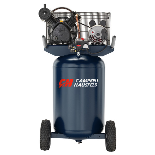 Stationary Air Compressors | Campbell Hausfeld XC302100 2 HP 2 Stage 30 Gallon Oil-Lube Vertical Portable Air Compressor image number 0