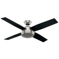 Ceiling Fans | Hunter 59249 52 in. Dempsey Brushed Nickel Ceiling Fan with Remote image number 0