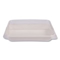 Food Trays, Containers, and Lids | Eco-Products EP-SCRC24NFA 24 oz 8 x 6 x 1 Vanguard Worldview Renewable and Compostable Sugarcane Take-Out Containers - White (400/Carton) image number 5