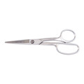 Scissors | Klein Tools GP717CB 8 in. Carpet Napping Shear with Curved Handle and Blunt Tips image number 0