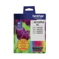 Ink & Toner | Brother LC30133PKS 400 Page-Yield High-Yield Ink - Cyan/Magenta/Yellow (3/Pack) image number 2