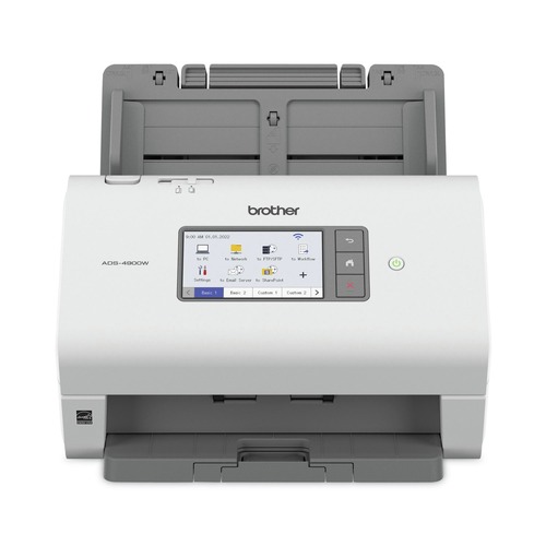 Office & Office Supplies | Brother ADS-4700W ADS-4700W 600 DPI Optical Resolution 80 Sheet Auto Document Feeder Professional Desktop Scanner image number 0