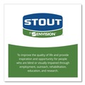 Storage Accessories | Stout by Envision T3039B13 30 in. x 39 in. 1.3 mil. 30 Gallon Total Recycled Content Plastic Trash Bags - Brown/ Black (100/Carton) image number 7