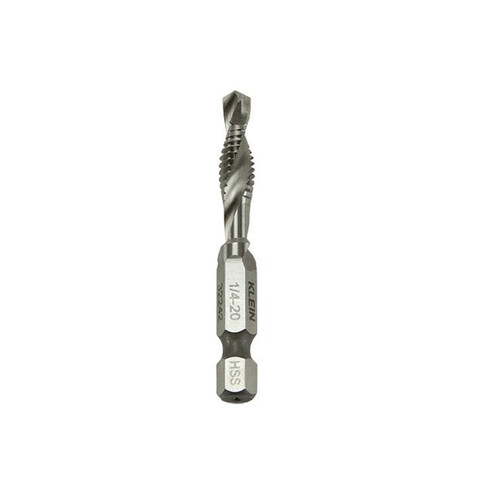 Bits and Bit Sets | Klein Tools 32242 1/4-20 Drill Tap image number 0