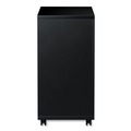  | Alera ALEPBFFBL 14.96 in. x 19.29 in. x 27.75 in. 2-Drawer File Pedestal with Full-Length Pull - Black image number 2