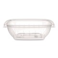 Food Trays, Containers, and Lids | Dart C8SB 8.5 in. x 8.5 in. x 1.51 in. 8 oz. Square Plastic Bowls - Clear (504/Carton) image number 1