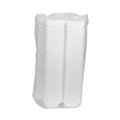 Labor Day Sale! Save $30 off $199! | Pactiv Corp. YHLW01840000 8.75 in. x 4.5 in. x 3.13 in. SmartLock Foam Hinged Lid Container - Medium, White (440/Carton) image number 1