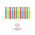Office Jansan | Universal UNV08867 Chisel Tip Desk Highlighters - Assorted Color (12/Set) image number 3