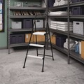 Step Stools | Cosco 11425ABK1E 28.75 in. Tall 28.35 in. Spread 250 lbs, 3-Step Stepstool - Black/Silver image number 1