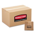 Cleaning & Janitorial Supplies | Rubbermaid Commercial FG6141000000 2.75 in. x 8.5 in. Waxed Napkin Receptacle Liners - Brown (250/Carton) image number 0