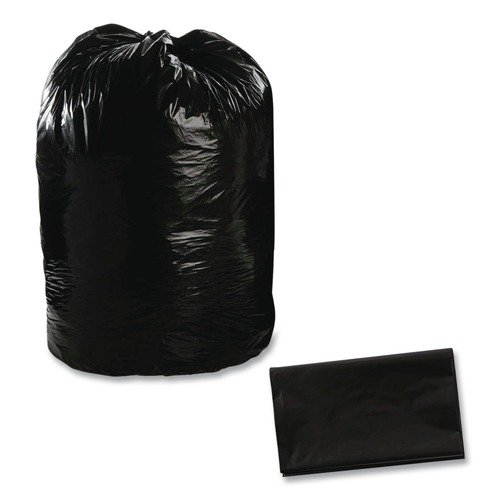 Trash Bags | Stout by Envision T3658B15 36 in. x 58 in. 1.5 mil. 60 Gallon Total Recycled Content Plastic Trash Bags - Brown/ Black (100/Carton) image number 0