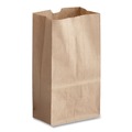 Office Jansan | Ross & Wallace Paper Products 100301500PK/BL 3.5 in. x 2.25 in. x 6.63 in. #1 Size Grocery Paper Bags - Kraft (500/Bundle) image number 1