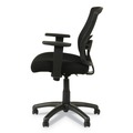 Office Jansan | Alera ALEET42ME10B Etros Series 18.03 in. to 21.96 in. Seat Height Mesh Mid-Back Chair - Black image number 1