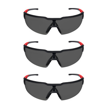 Milwaukee 48-73-2054 3-Piece Tinted Safety Glasses with Anti-Scratch Lens Set