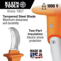 Knives | Klein Tools 1571INS Lineman 8.75 in. Insulated Skinning Knife image number 1
