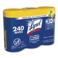 Bulk Savings Pricing 2 | LYSOL Brand 19200-84251 7 in. x 7.25 in. 1-Ply Disinfecting Wipes - Lemon and Lime Blossom/White (3/Pack) image number 1