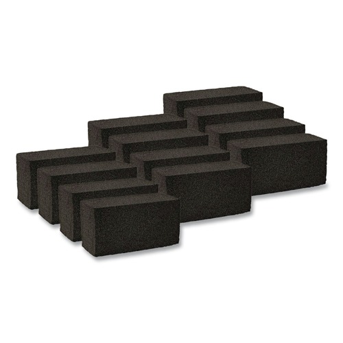 Bulk Savings Pricing 2 | Boardwalk GB12PC 8 in. x 4 in. Grill Brick - Black (12/Carton) image number 0