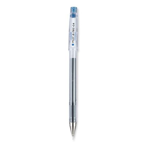 Pilot 35492 G-Tec-C4 Extra Fine 0.4 mm Blue Ink Gel Pens (1 Dozen) image number 0