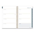 Calendars & Planners | AT-A-GLANCE 1768200 8.5 in. x 5.5 in. 12-Month (Jan-Dec 2026) Midnight Garden Weekly/Monthly Planner - Black/Pink/Green Cover image number 1