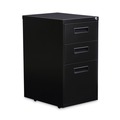 Office Carts & Stands | Alera ALEPABBFBL 14.96 in. x 19.29 in. x 27.75 in. 3-Drawers: Box/Box/File Legal/Letter Left or Right File Pedestal - Black image number 0
