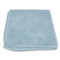 Cleaning Cloths | Boardwalk BWK12BLUCLOTH 12 in. x 12 in. Microfiber Cleaning Cloths - Blue (12/Pack) image number 2