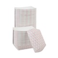  | Boardwalk BWK30LAG300 3 lbs. Capacity Paper Food Baskets - Red/White (500/Carton) image number 1