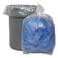New Year New Savings! Save $25 off $150 | Boardwalk X8046SCKR01 40 in. x 46 in. 45-Gallon 1.1 mil. Perforated Recycled Low-Density Polyethylene Can Liners - Clear (100/Carton) image number 0