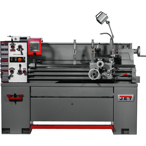 JET 311445 EVS-1440 3 HP Variable Speed Lathe with Acu-Rite 203 DRO and Taper Attachment image number 0