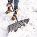 Outdoor Hand Tools | Suncast SP2450 24 in. Width x 57.55 in. Length Steel Core Snow Pusher with Wear Strip image number 2