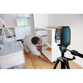 Rotary Lasers | Bosch GLL40-20G Green-Beam Self-Leveling Cross-Line Laser image number 7