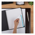 Office Jansan | Avery 11431 Index Maker 11 in. x 8.5 in. Print and Apply Clear Label Unpunched Dividers - White (5/Pack) image number 4