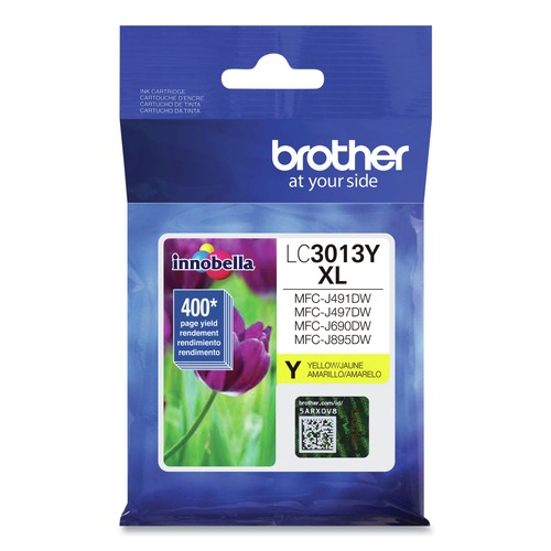 Bulk Savings Pricing 1 | Brother LC3013Y 400 Page-Yield High-Yield Ink - Yellow image number 0