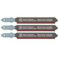 New Year New Savings! Save $25 off $150 | Fein 63503175010 (3/Pack) 2-3/8 in. 24 TPI HM Carbide T-Shank Jigsaw Blade image number 0
