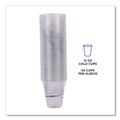 Labor Day Sale! Save $30 off $199! | Eco-Products EP-CR12 BlueStripe 12 oz. Plastic 25 Percent Recycled Content Cold Cups - Clear/Blue (20/Carton) image number 8