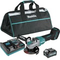 Angle Grinders | Makita GAG13M1 40V MAX XGT Brushless Lithium-Ion Cordless 5 in. X-LOCK Paddle Switch Angle Grinder Kit with Electric Brake (4 Ah) image number 0