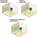 Rotary Lasers | Bosch GLL 100 GX Green Beam Self-Leveling Cordless Cross-Line Laser image number 6