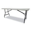 Office Jansan | Iceberg 65223 72 in. x 30 in. x 29 in. IndestrucTable Industrial Rectangular Folding Table - Platinum image number 1